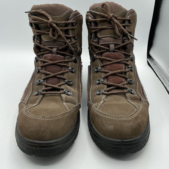 Work Zone Waterproof Steel Toe Work Boots Brown Men’s Size 12 ASTM F2413-11 main image 5